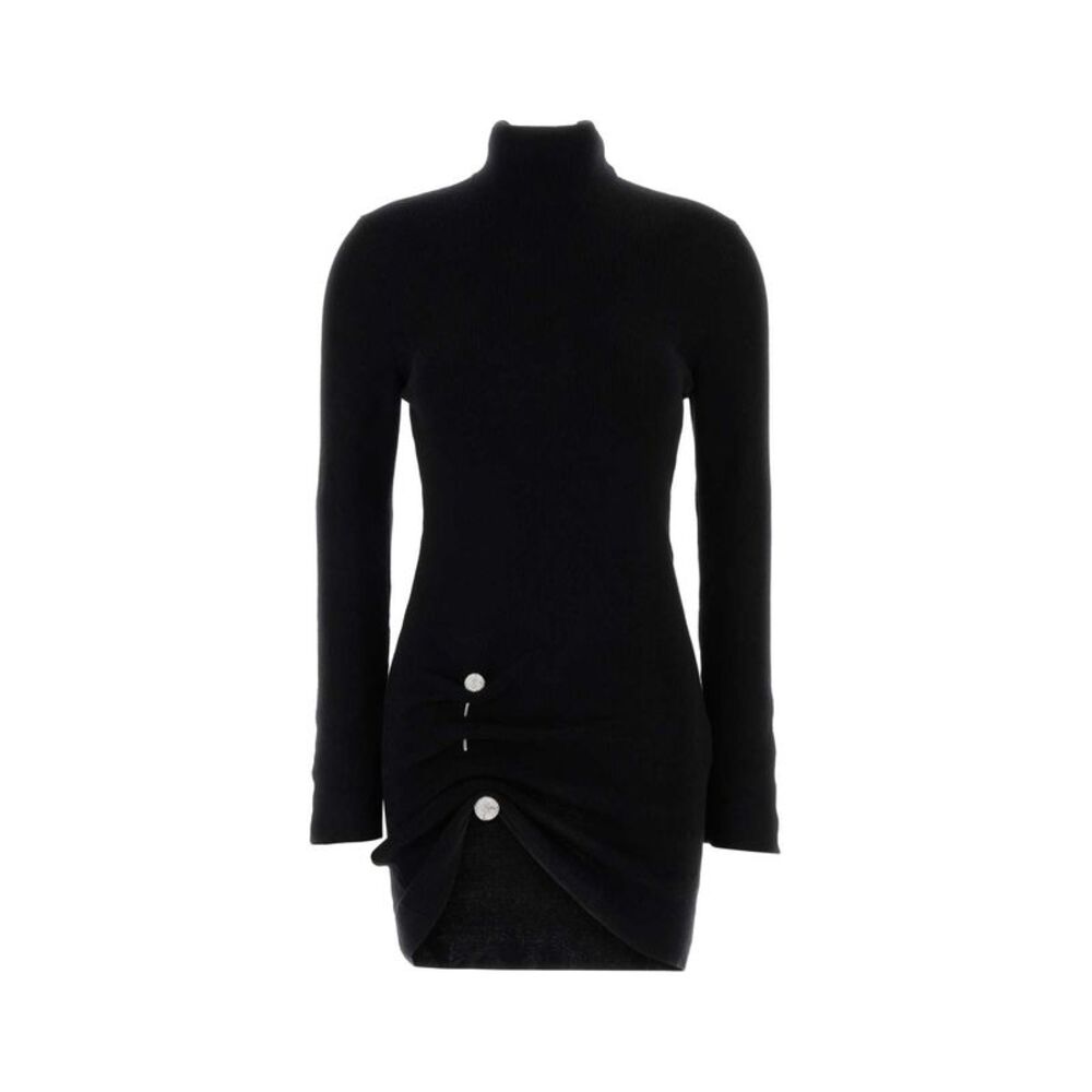 Giuseppe Di Morabito Women Black Wool Mini Dress